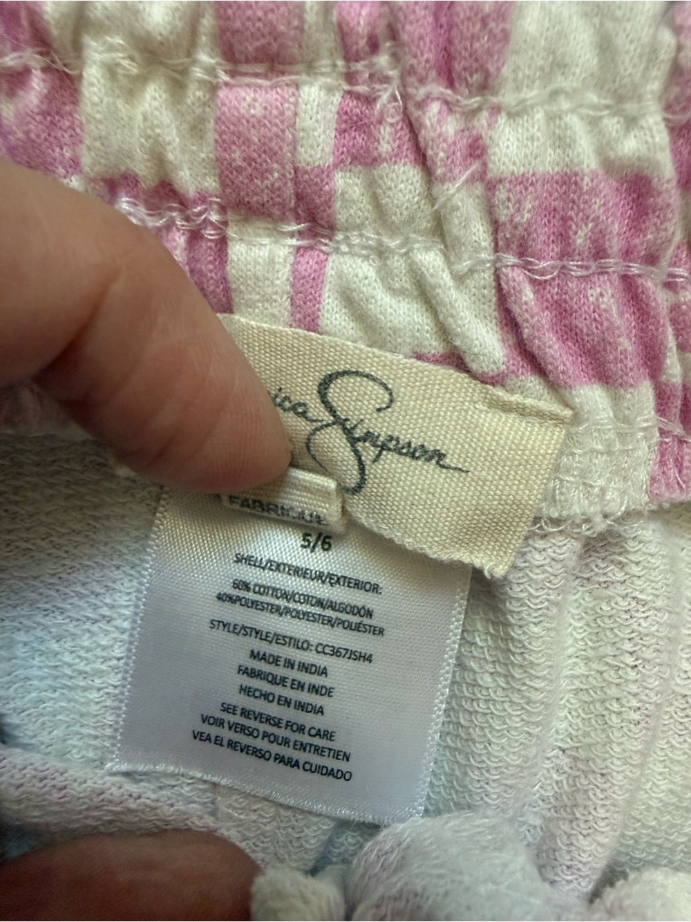 Jessica Simpson Checkerboard Matching Set - Picture 5 of 5